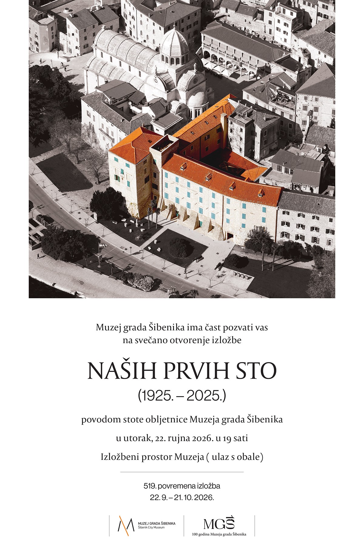 Izložba „Naših prvih sto“ donosi fotografsku priču o prvih 100 godina Muzeja grada Šibenika